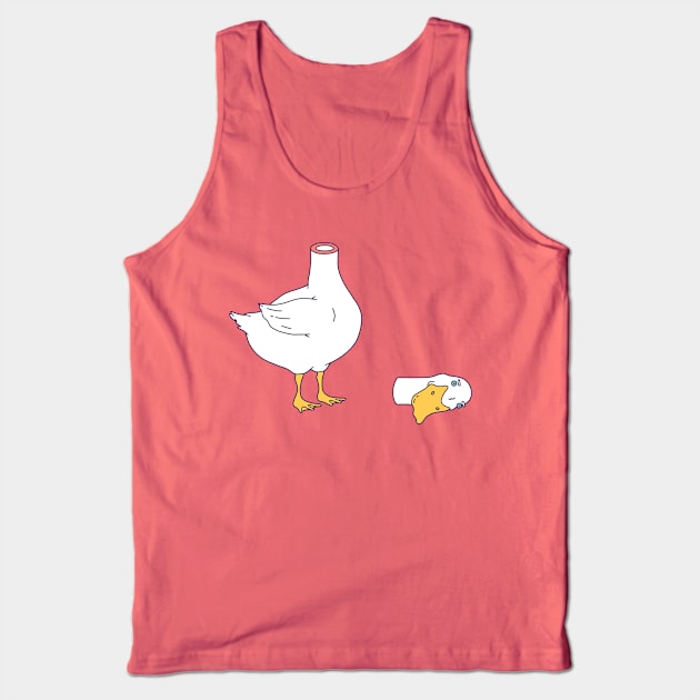 headless duck Tank Top by Michele Scott